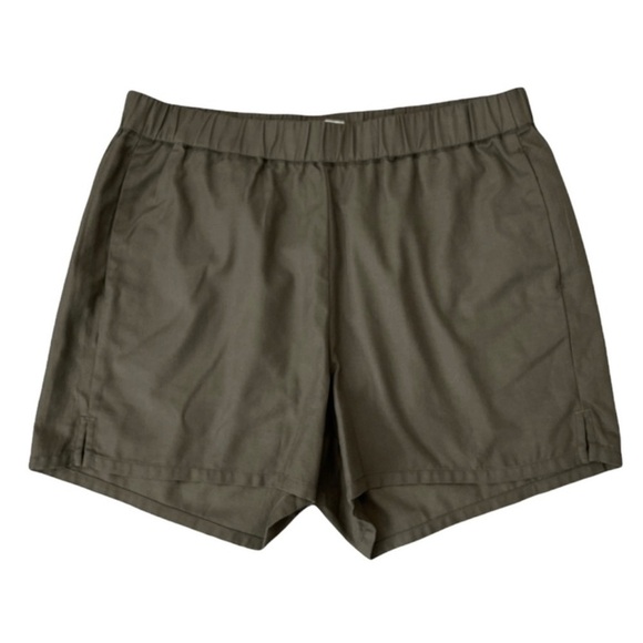 Madewell Pull On Shorts Foliage Green Size Extra Large - Picture 3 of 13